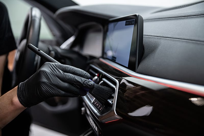car interior detailing